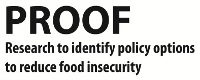 PROOF - Research to identify policy options to reduce food insecurity
